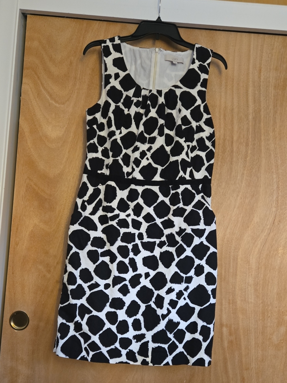 Loft Animal Print Midi Dress